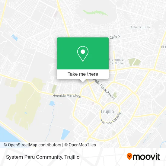System Peru Community map