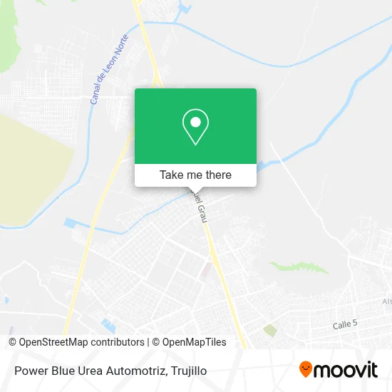 Power Blue Urea Automotriz map