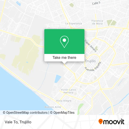Vale To map