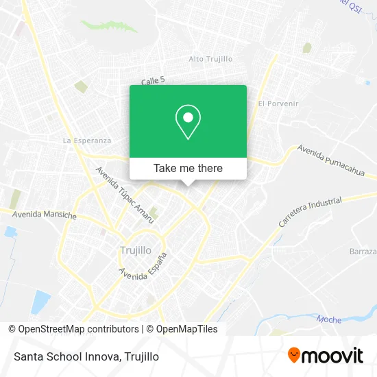 Santa School Innova map