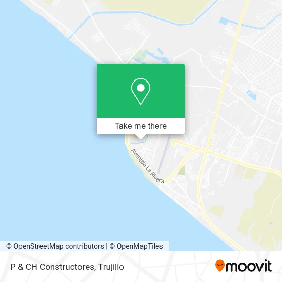 P & CH Constructores map