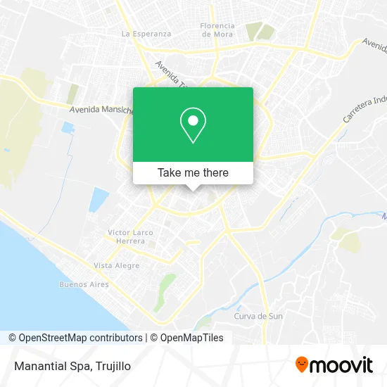 Manantial Spa map