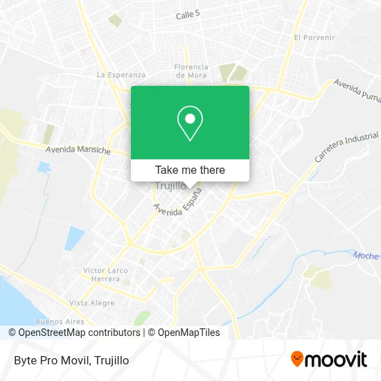Byte Pro Movil map