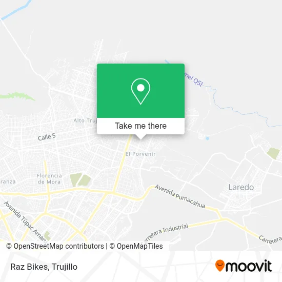 Raz Bikes map