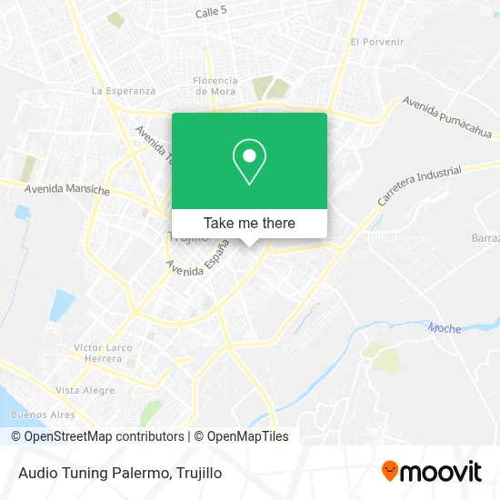 Audio Tuning Palermo map