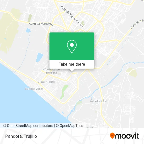 Pandora map