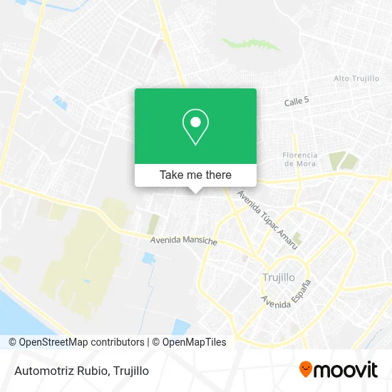 Automotriz Rubio map