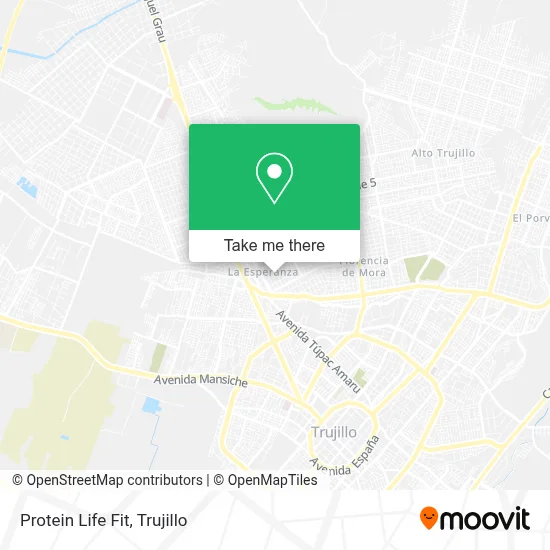 Protein Life Fit map