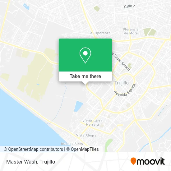 Master Wash map