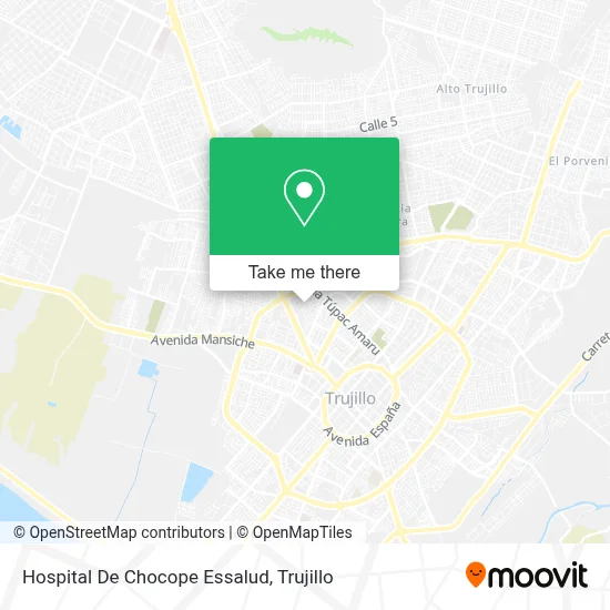 Hospital De Chocope Essalud map