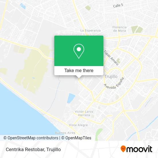 Centrika Restobar map