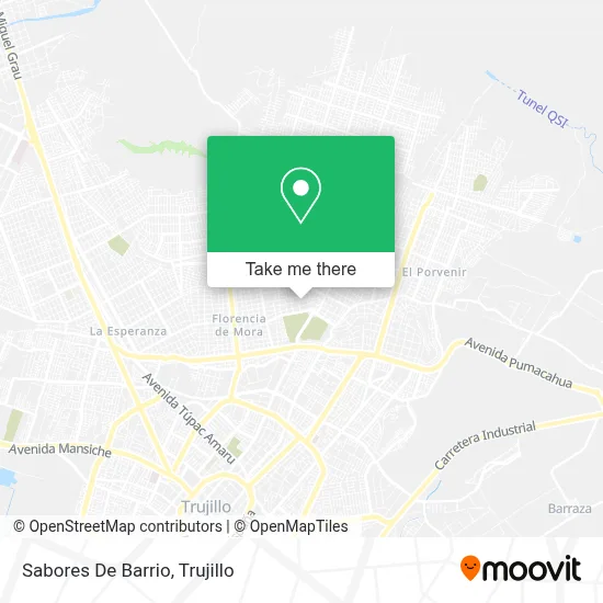 Sabores De Barrio map