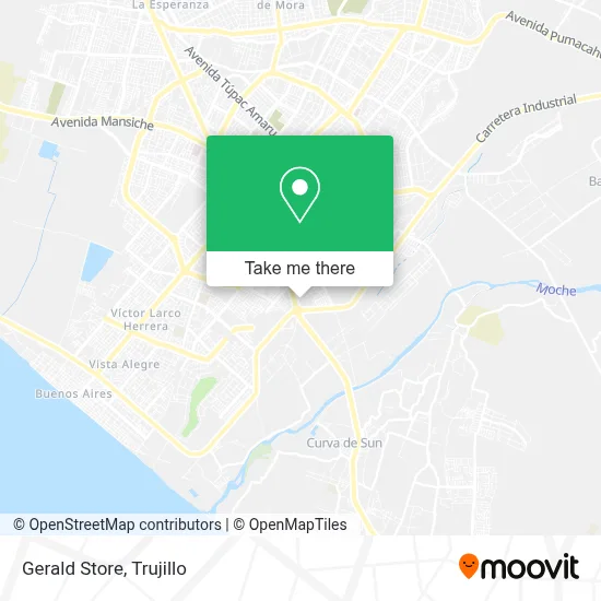 Gerald Store map