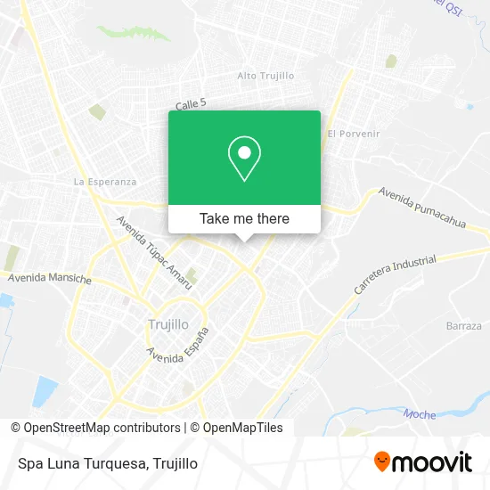 Spa Luna Turquesa map