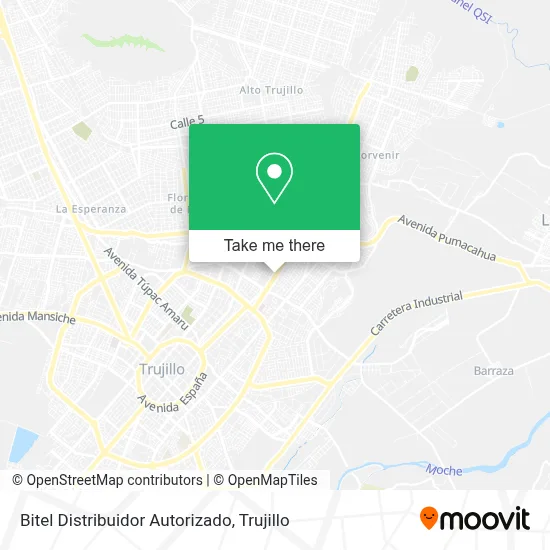 Bitel Distribuidor Autorizado map