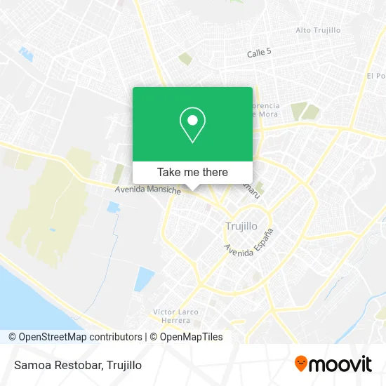 Samoa Restobar map