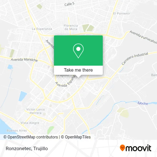 Ronzonetec map