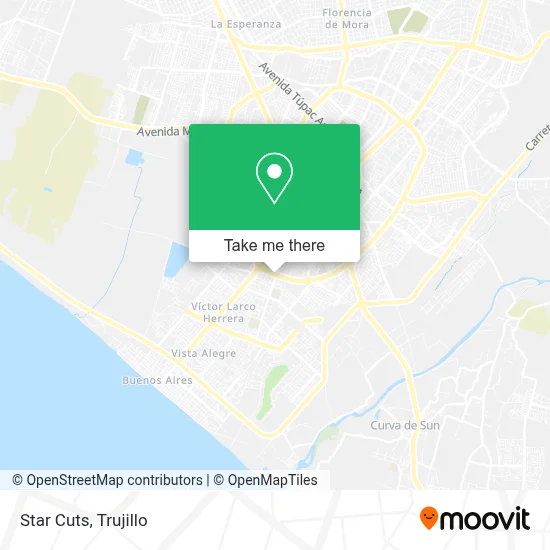Star Cuts map