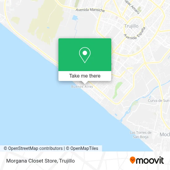 Morgana Closet Store map