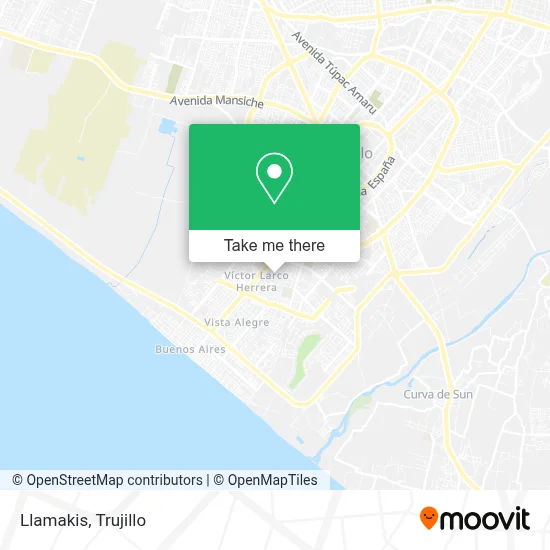 Llamakis map