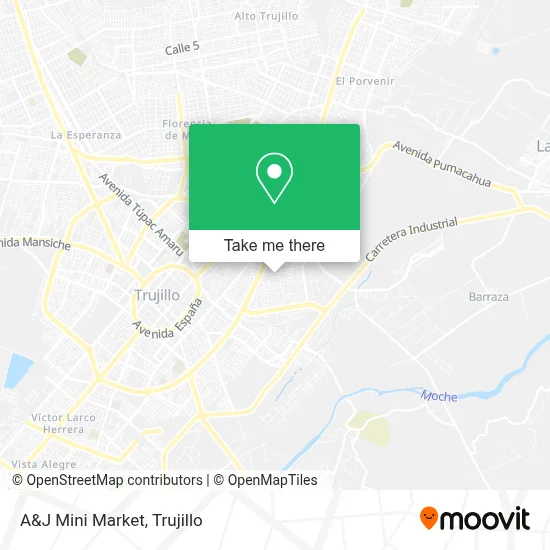 A&J Mini Market map