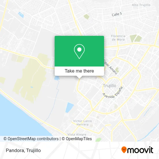 Pandora map