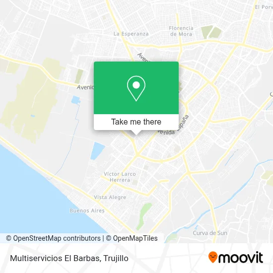 Multiservicios El Barbas map