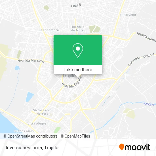 Inversiones Lima map