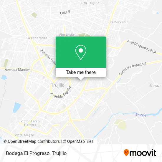 Bodega El Progreso map