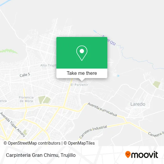 Carpinteria Gran Chimu map