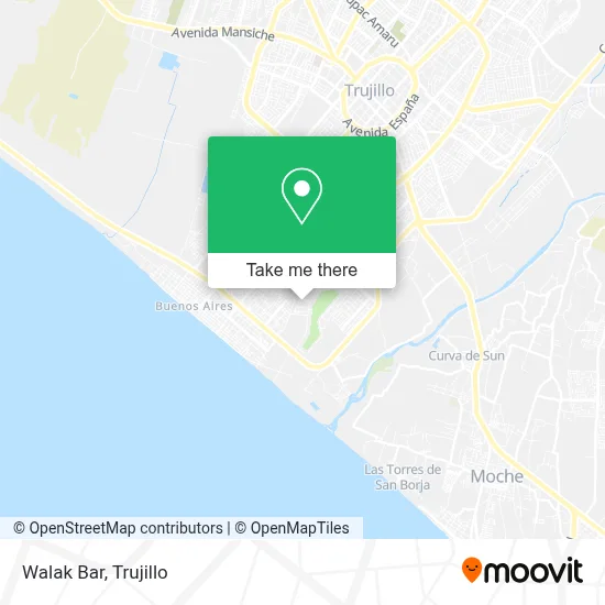 Walak Bar map
