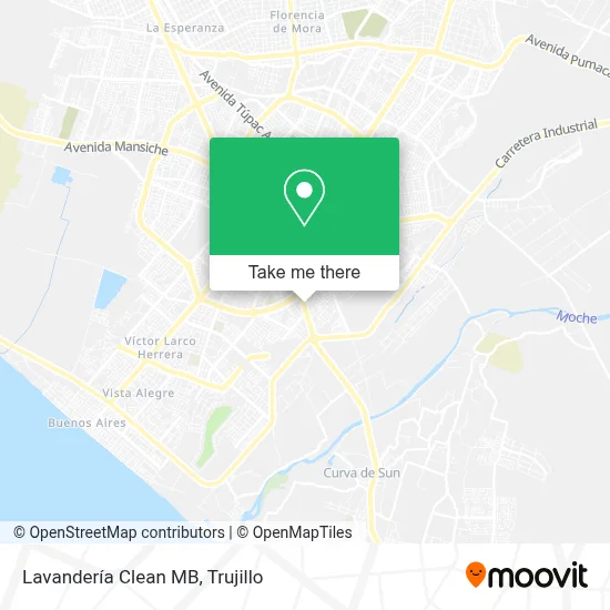 Lavandería Clean MB map