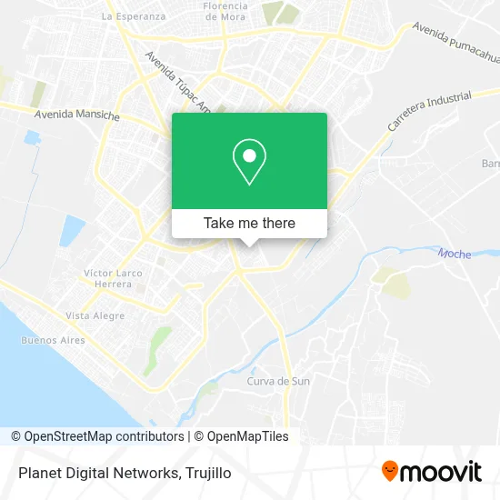 Planet Digital Networks map