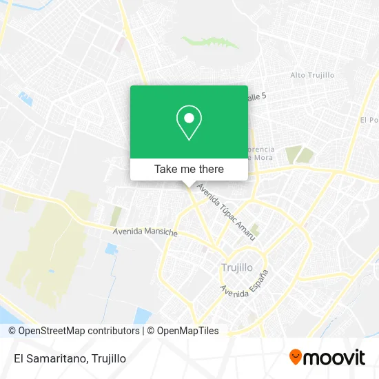 El Samaritano map