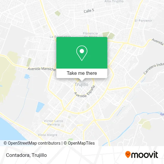 Contadora map