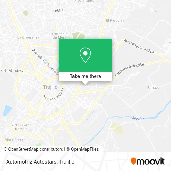 Automotriz Autostars map