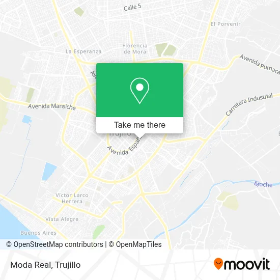 Moda Real map