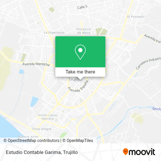 Estudio Contable Garima map