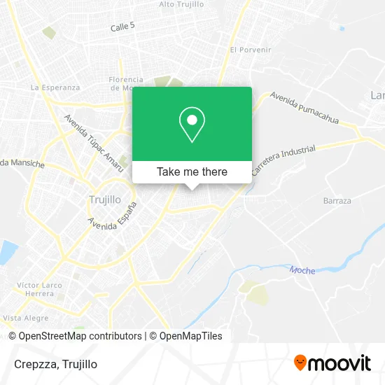 Crepzza map