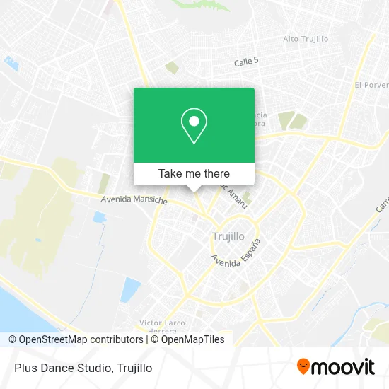 Plus Dance Studio map