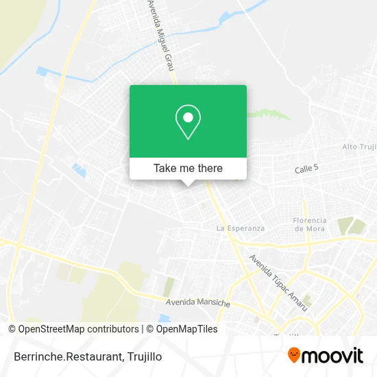 Berrinche.Restaurant map