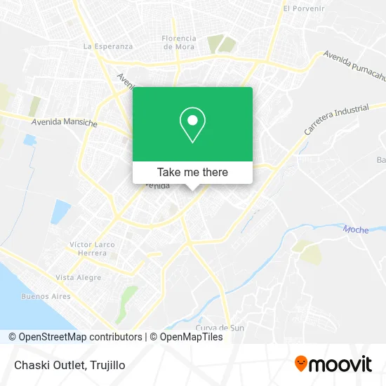 Chaski Outlet map