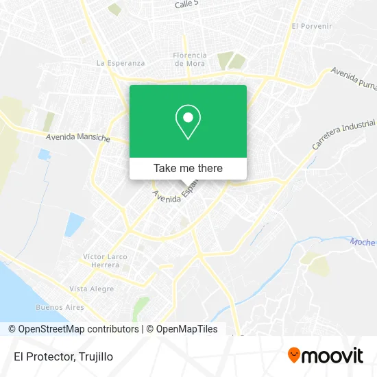 El Protector map