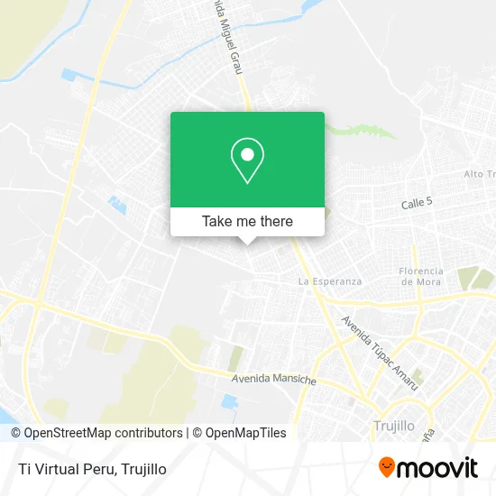 Ti Virtual Peru map