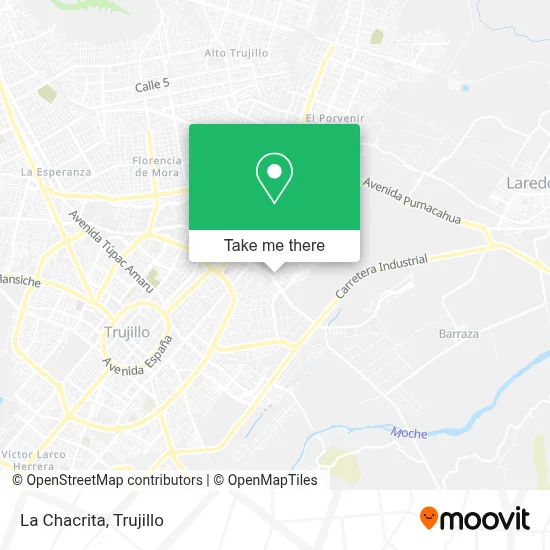 La Chacrita map