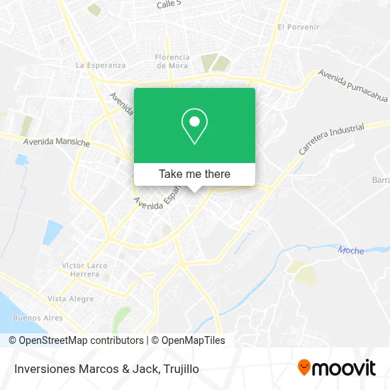 Inversiones Marcos & Jack map