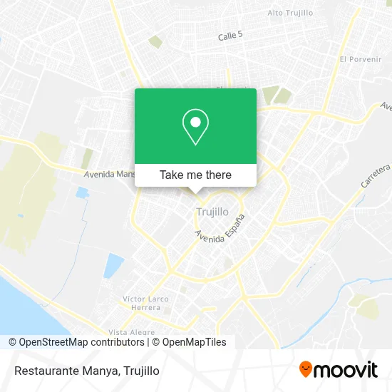 Restaurante Manya map