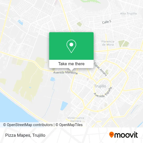 Pizza Mapes map