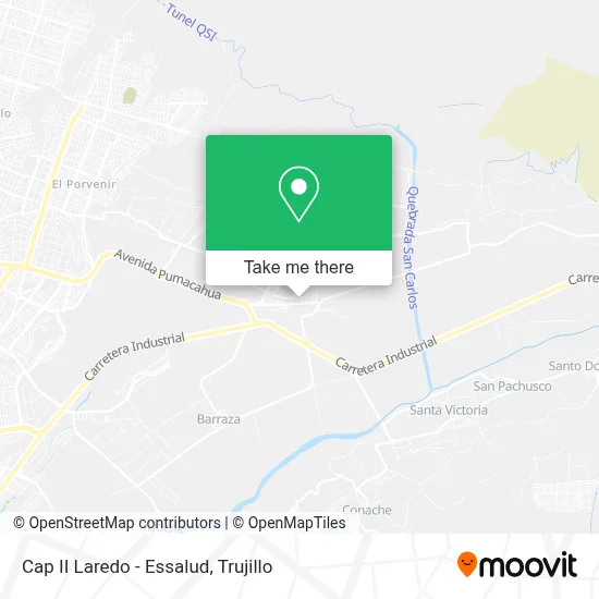 Cap II Laredo - Essalud map