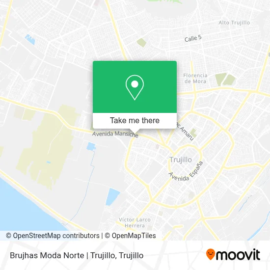 Brujhas Moda Norte | Trujillo map